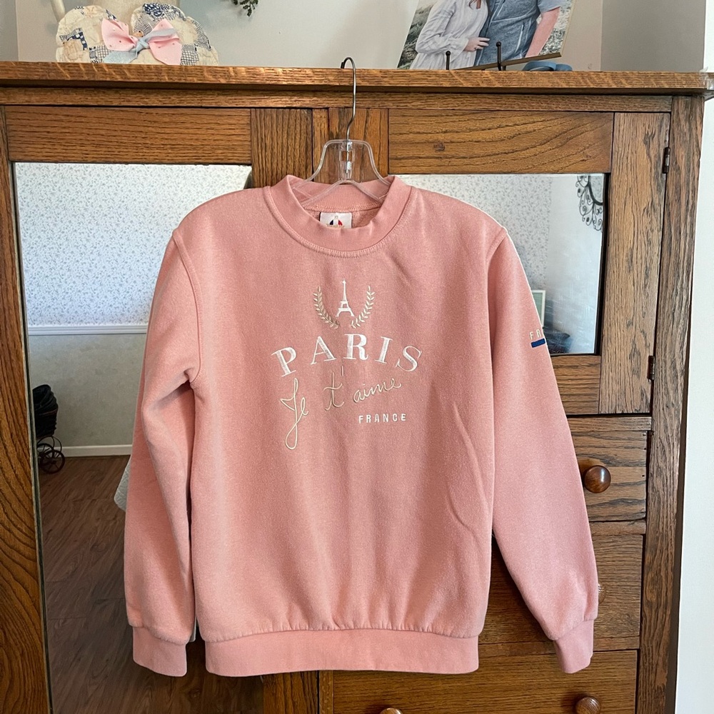 Pink Paris Je T'aime France XS Sweatshirt